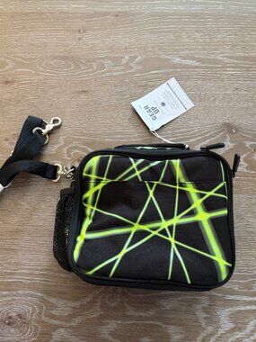 NWT!  Pottery Barn Teen black/green lunchbox gear up collection